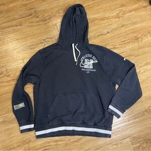 Nike MENS Athletic Dept Pullover Hoodie Black White DC3546-010 L